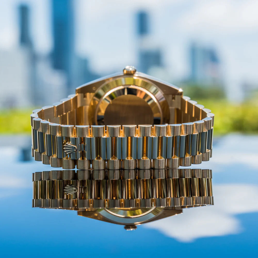 Rolex Day-Date 40 mm Green Dial