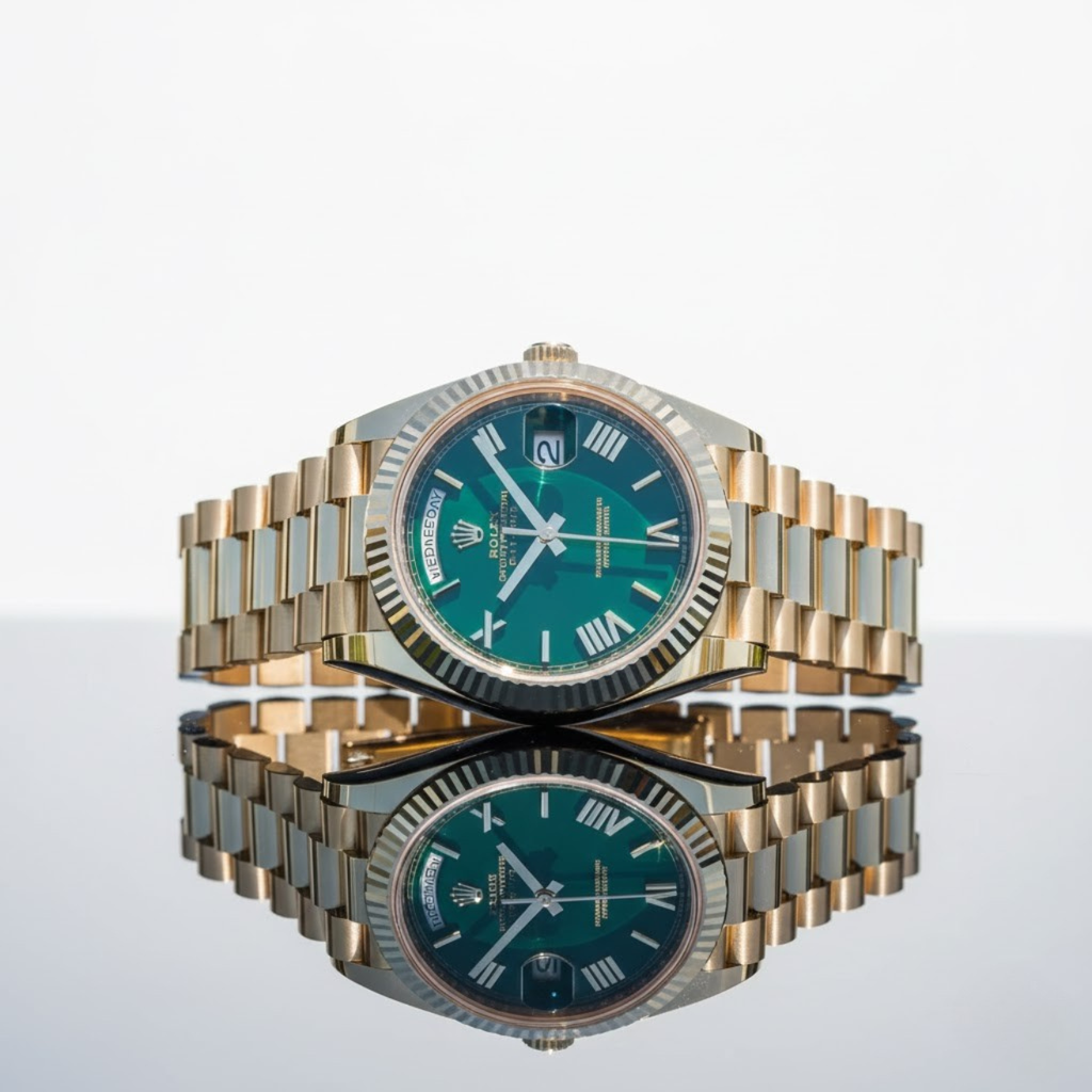 Rolex Day-Date 40 mm Green Dial
