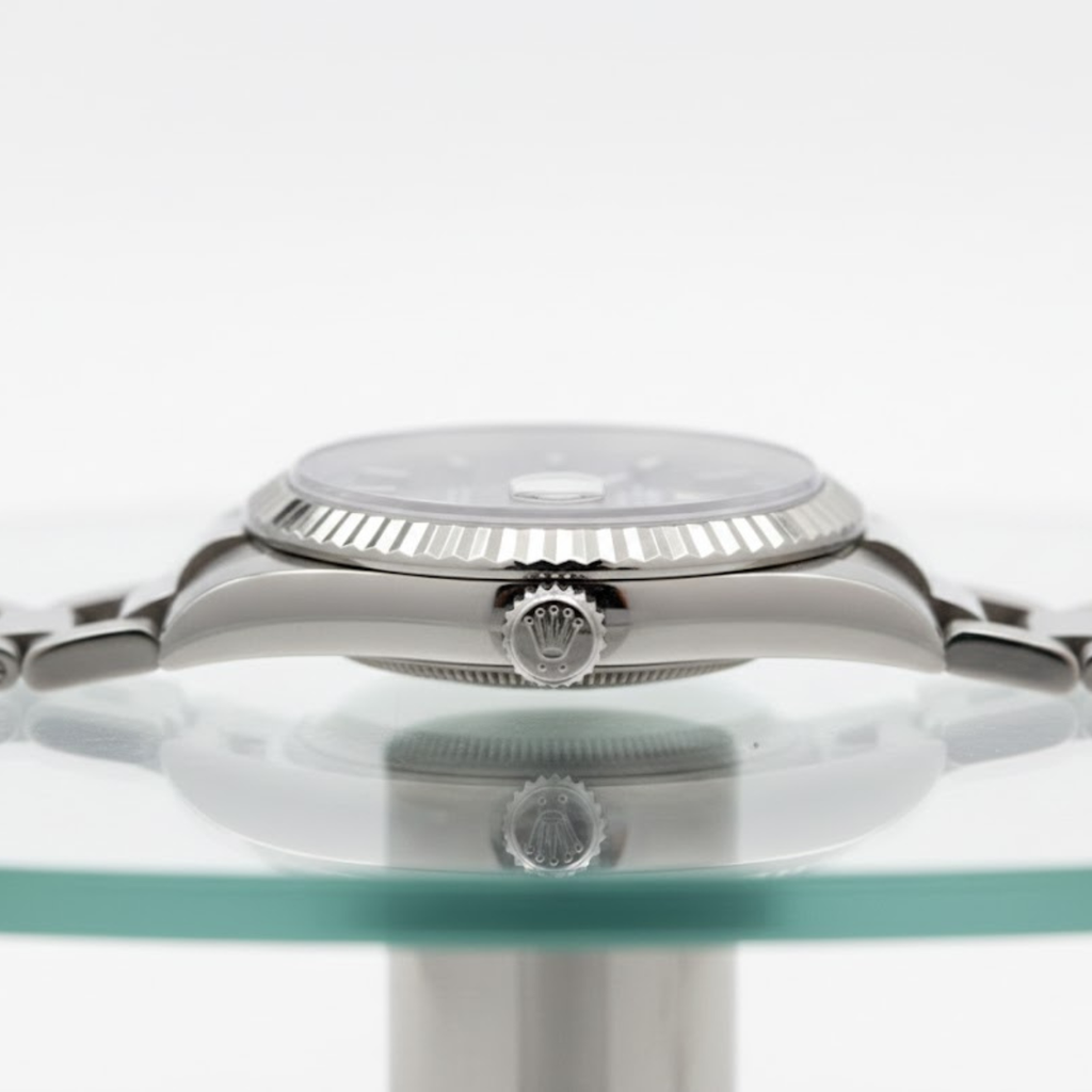 Rolex Day-Date 36 Everose Gold Index Black Dial