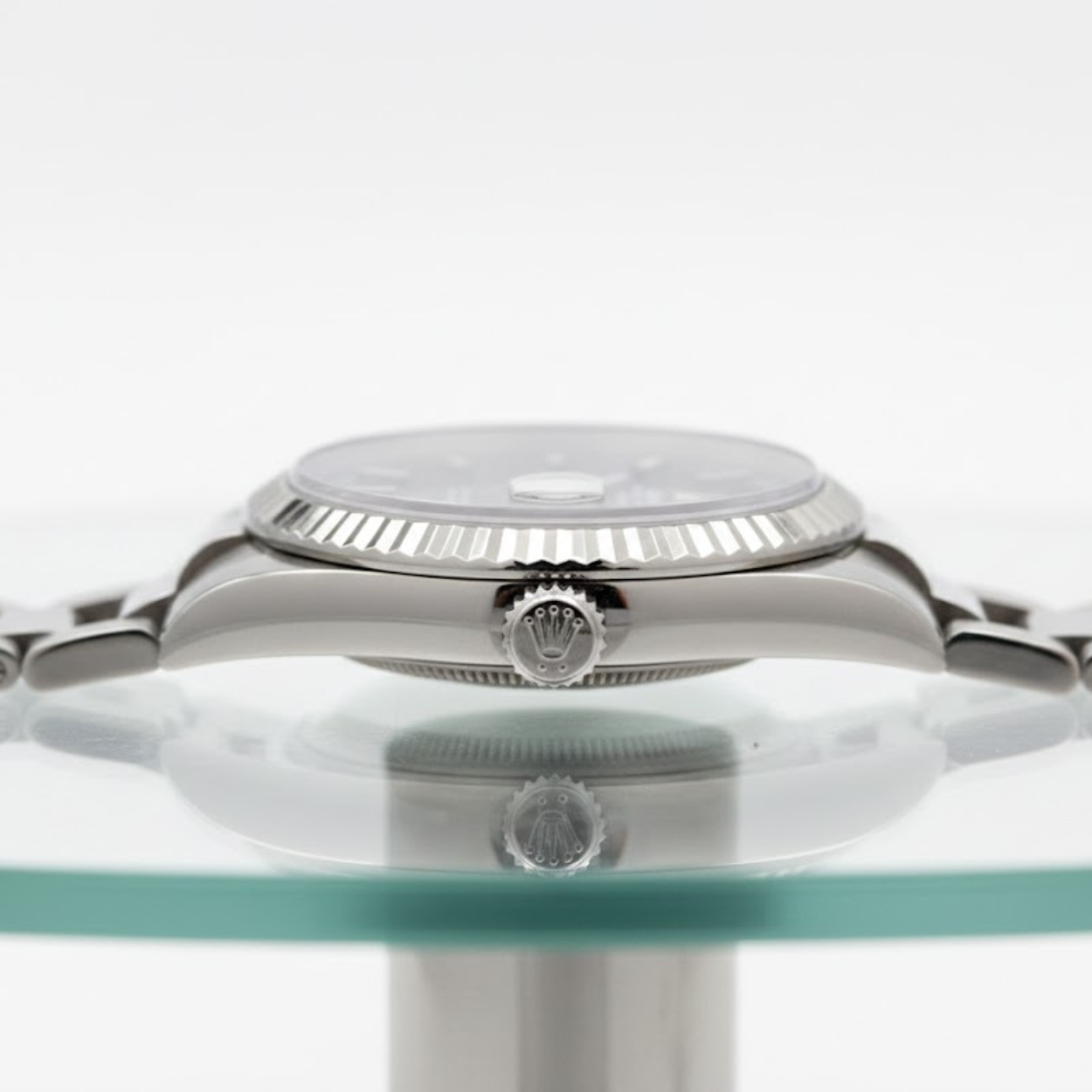 Rolex Day-Date 36 Everose Gold Index Black Dial